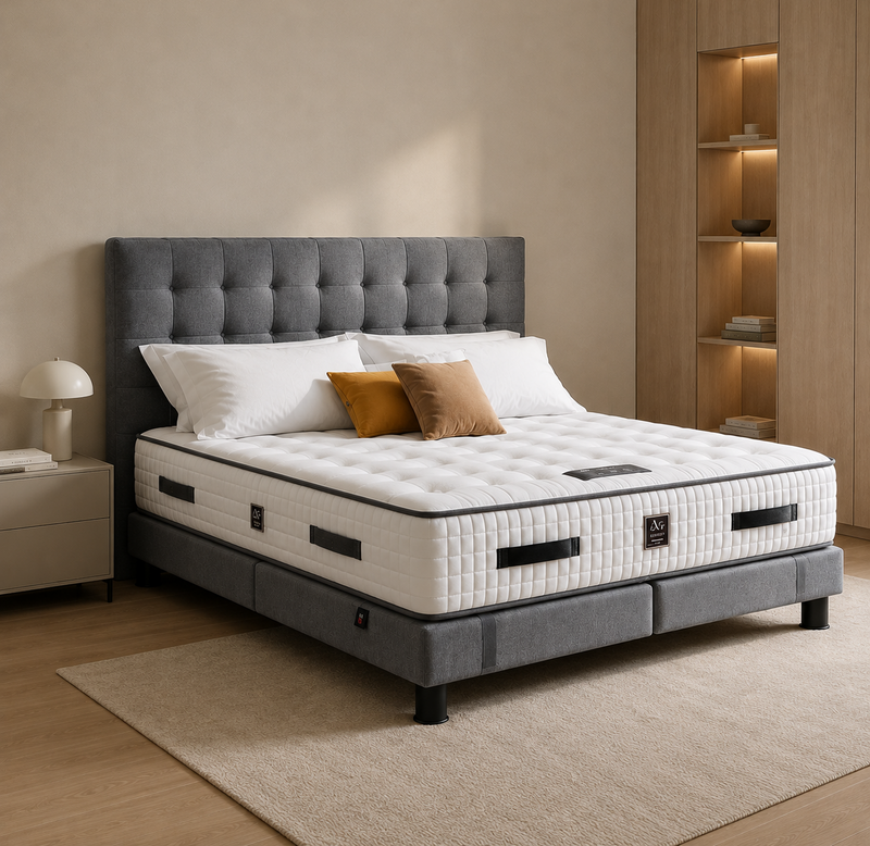 Lit avec matelas confortable