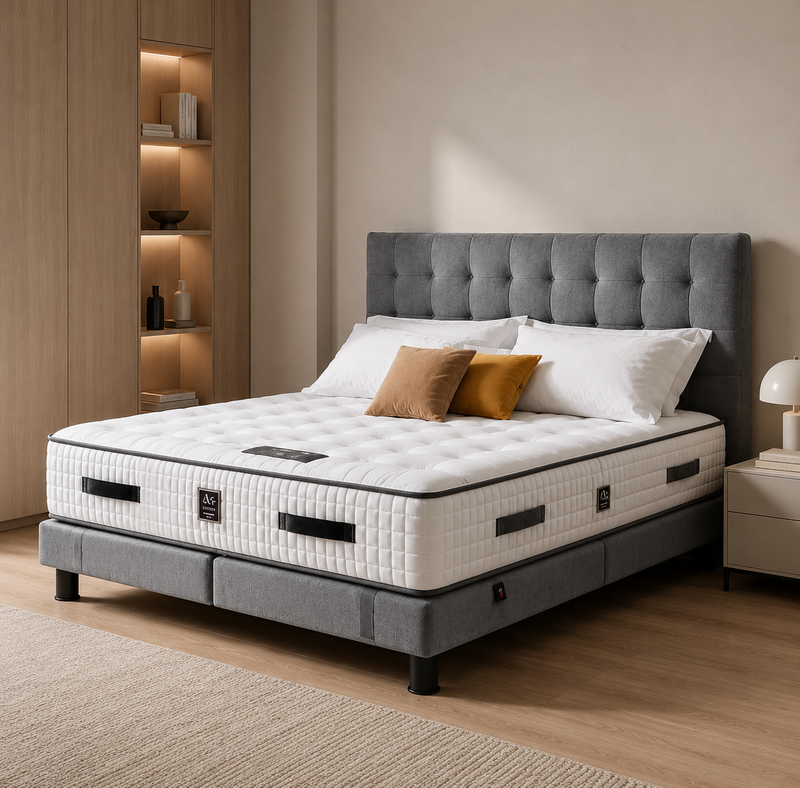 Lit avec matelas confortable